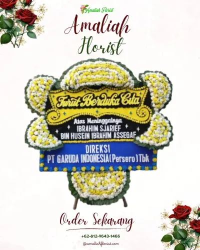 Papan Bunga Duka di Karangmojo